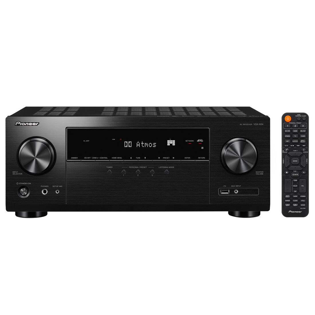 Pioneer VSX-834 7.2-Channel Virtual Bluetooth AV Receiver